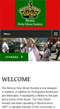 Mobile Screenshot of beniciaholyghost.org