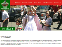 Tablet Screenshot of beniciaholyghost.org